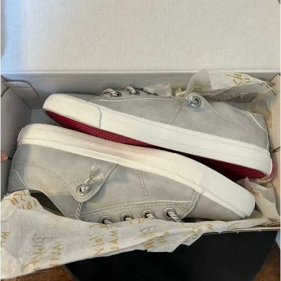 Blowfish Malibu Martina Tennis Shoes Luna Rock Gray Youth Size 4 Big Girls - Picture 6 of 7